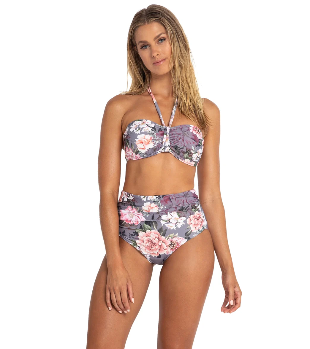 Azura Women's Abeila Gathered Retro Bikini Bottom - Image 5