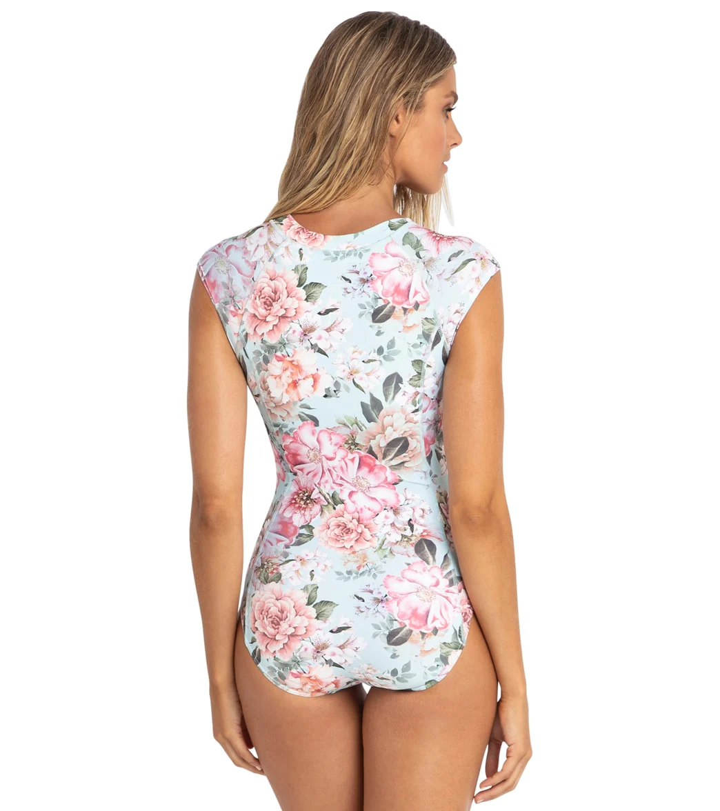 Azura Women's Abeila Seasport Cap Sleeve One Piece Swimsuit - Image 9