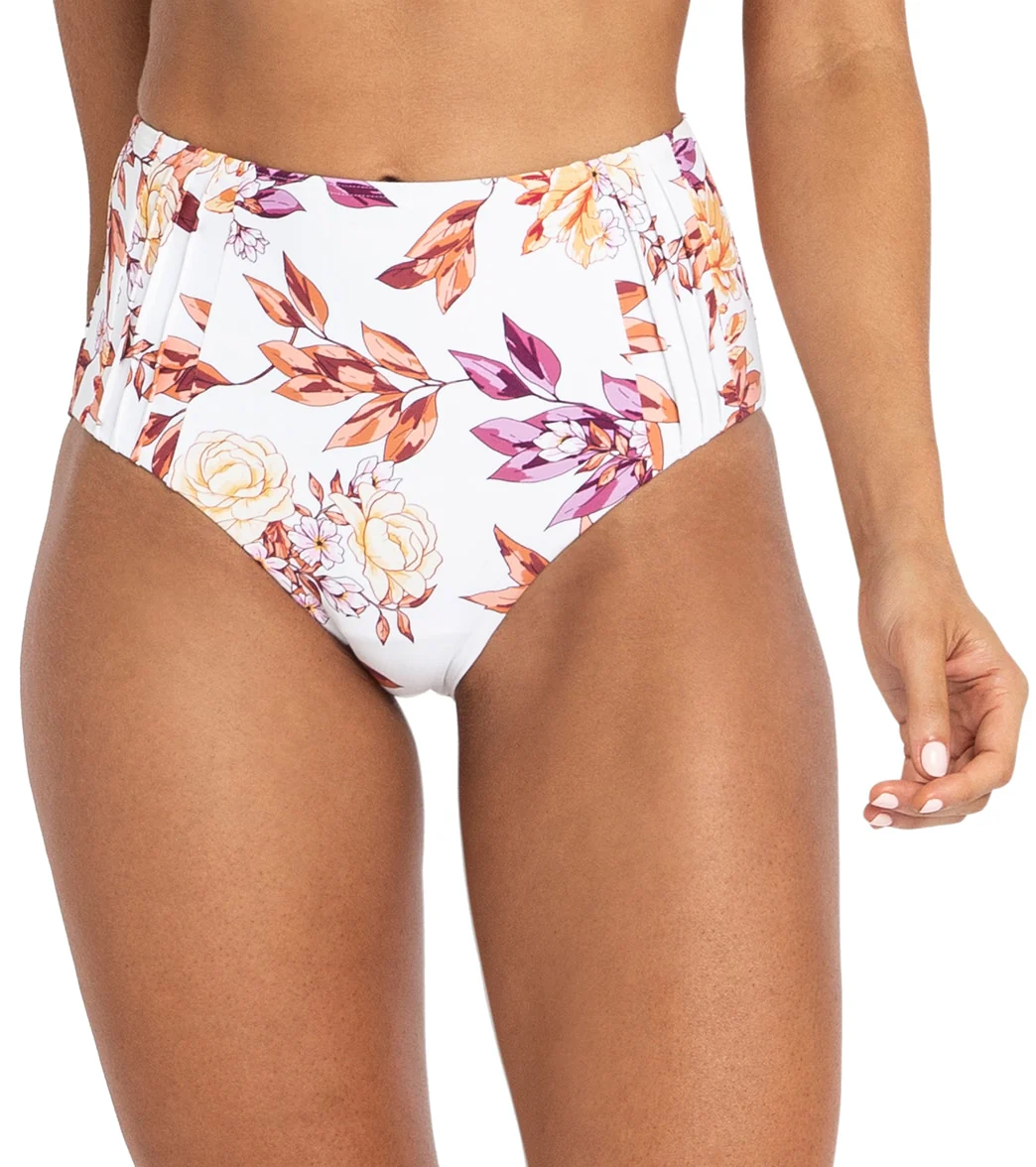Azura Women's Harvest Pintuck High Waist Bikini Bottom - Image 5