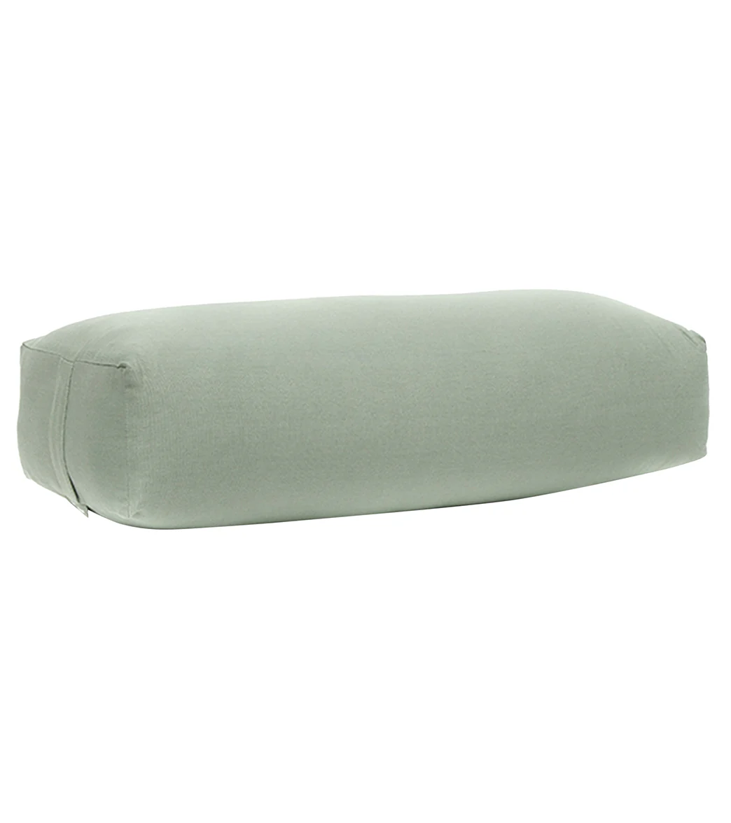 B, Halfmoon Essential Cotton Rectangular Bolster - Image 10