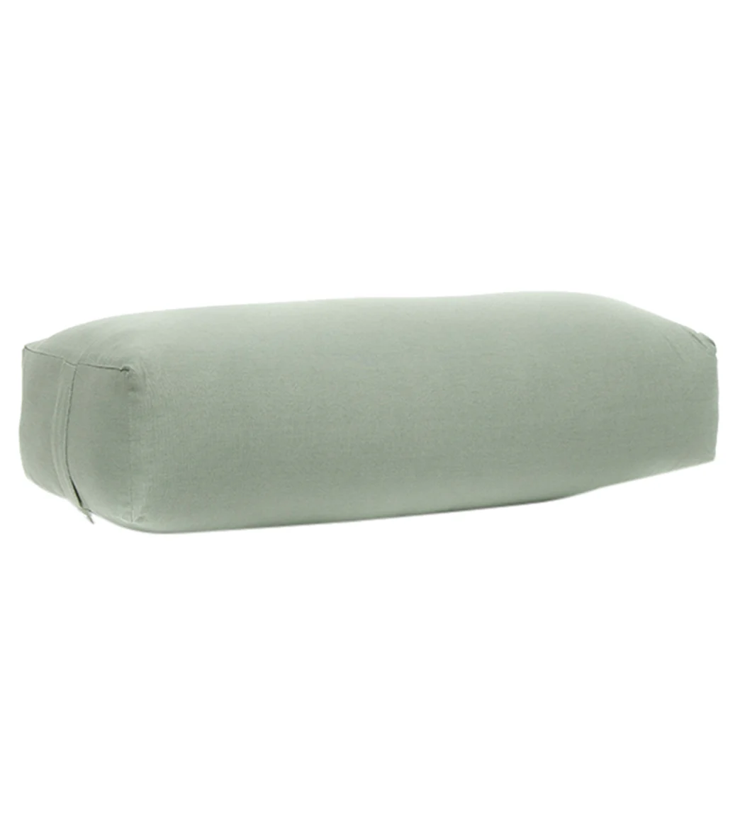 B, Halfmoon Essential Cotton Rectangular Bolster - Image 6