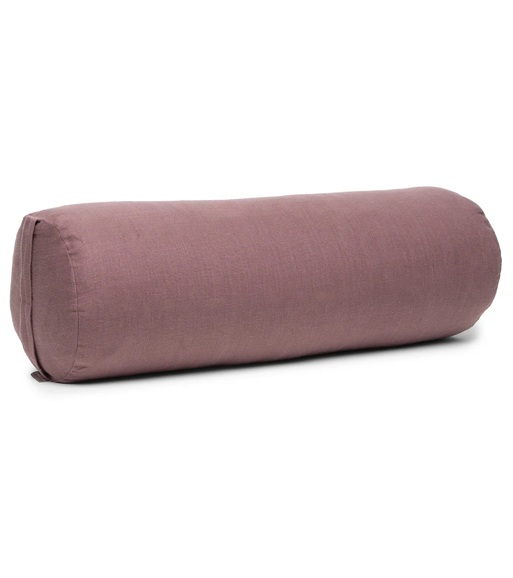 B, Halfmoon Linen Cylindrical Bolster - Image 12