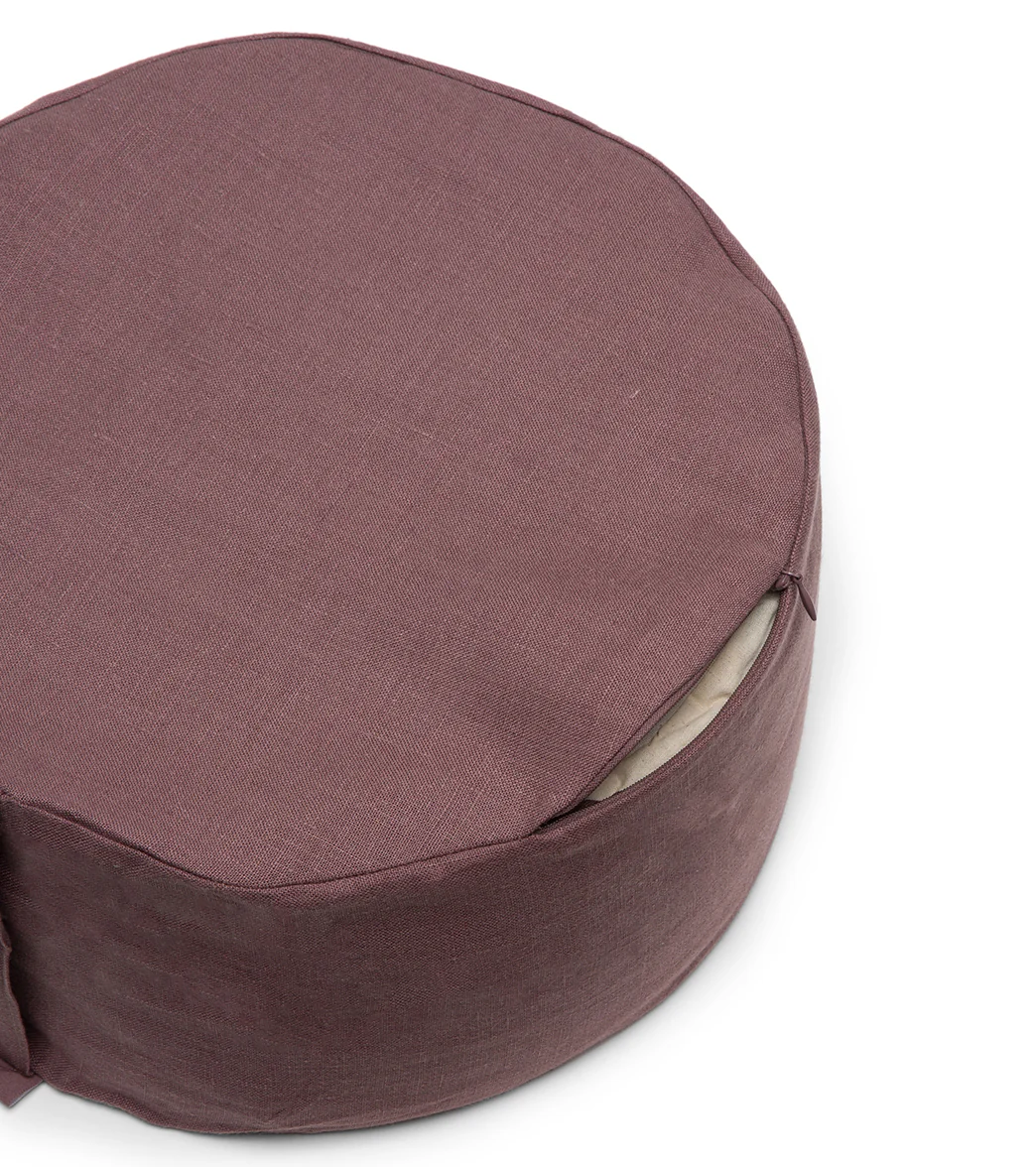 B, Halfmoon Linen Mod Meditation Cushion - Image 10