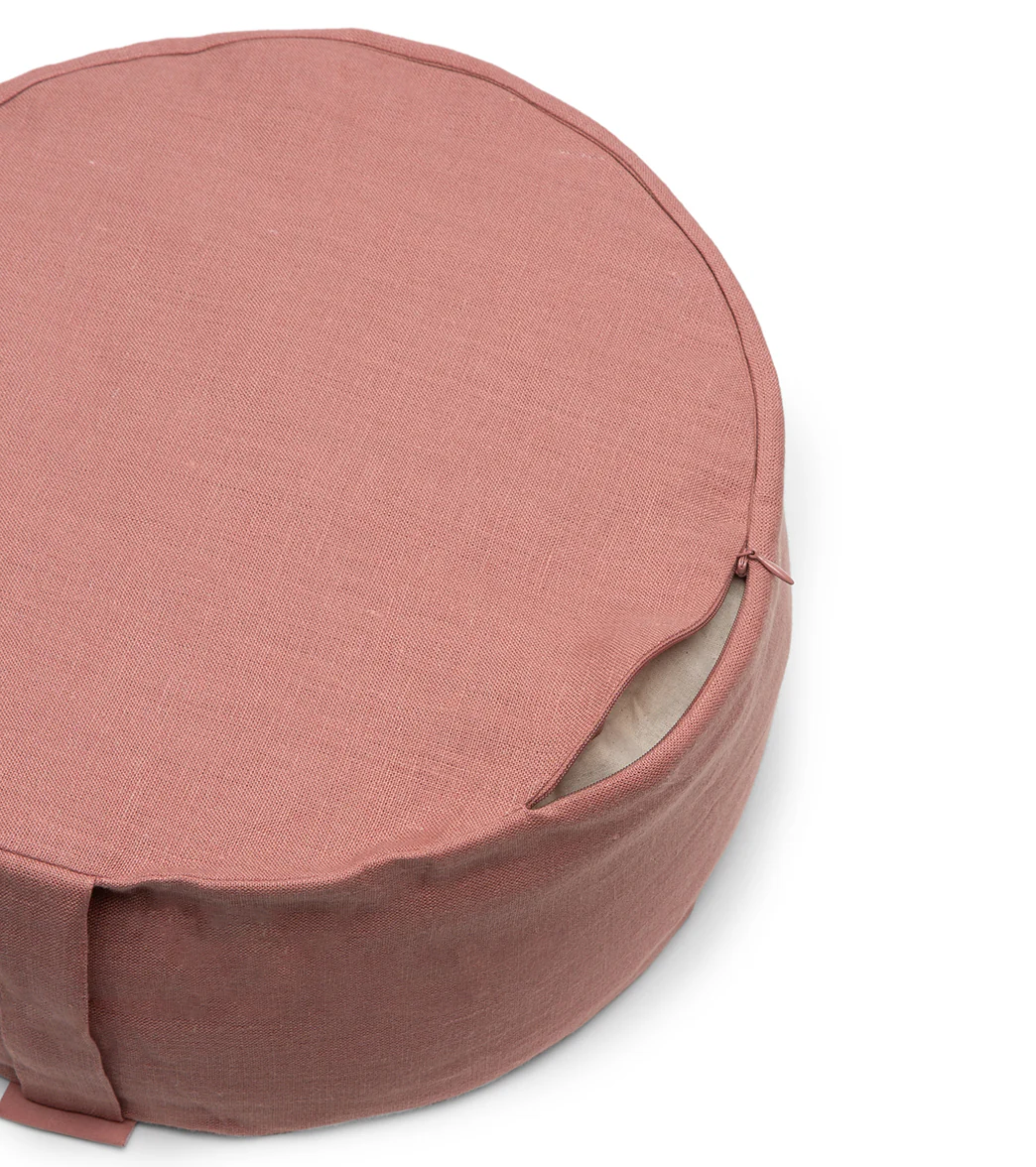 B, Halfmoon Linen Mod Meditation Cushion - Image 2