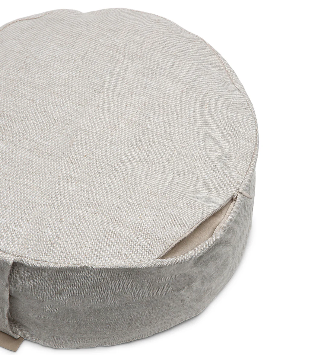 B, Halfmoon Linen Mod Meditation Cushion - Image 6
