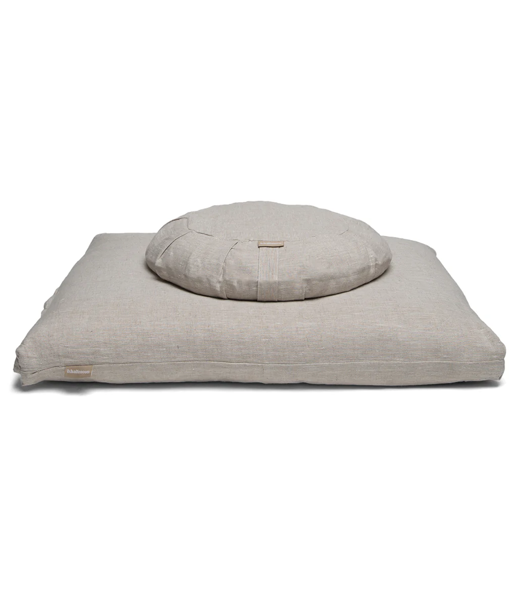 B, Halfmoon Linen Round Sit Set - Image 4