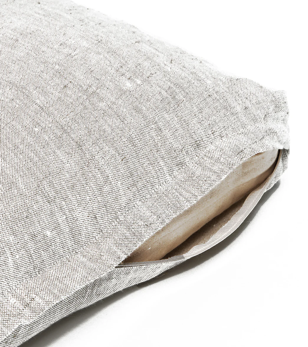 B, Halfmoon Linen Zabuton - Image 6