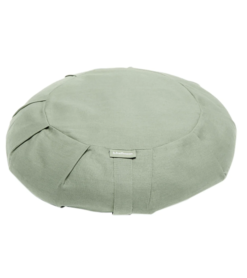 B, Halfmoon Round Cotton Meditation Cushion - Image 5