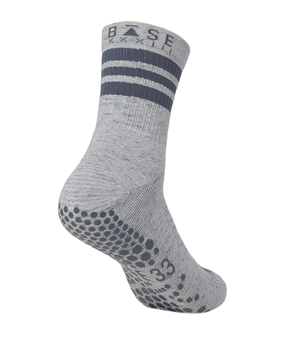 BASE 33 Unisex Crew Yoga Grip Socks - Image 11