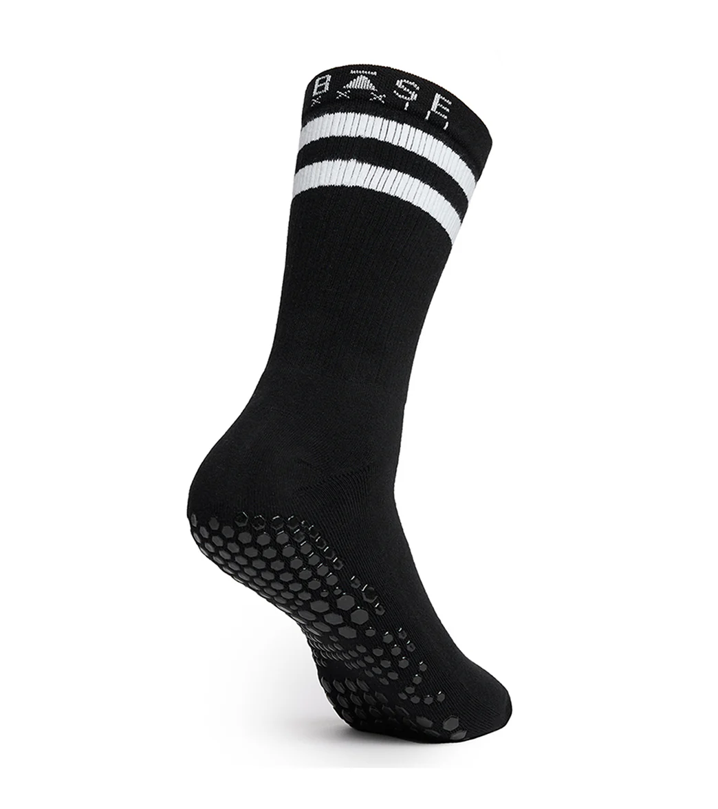 BASE 33 Unisex Crew Yoga Grip Socks - Image 15