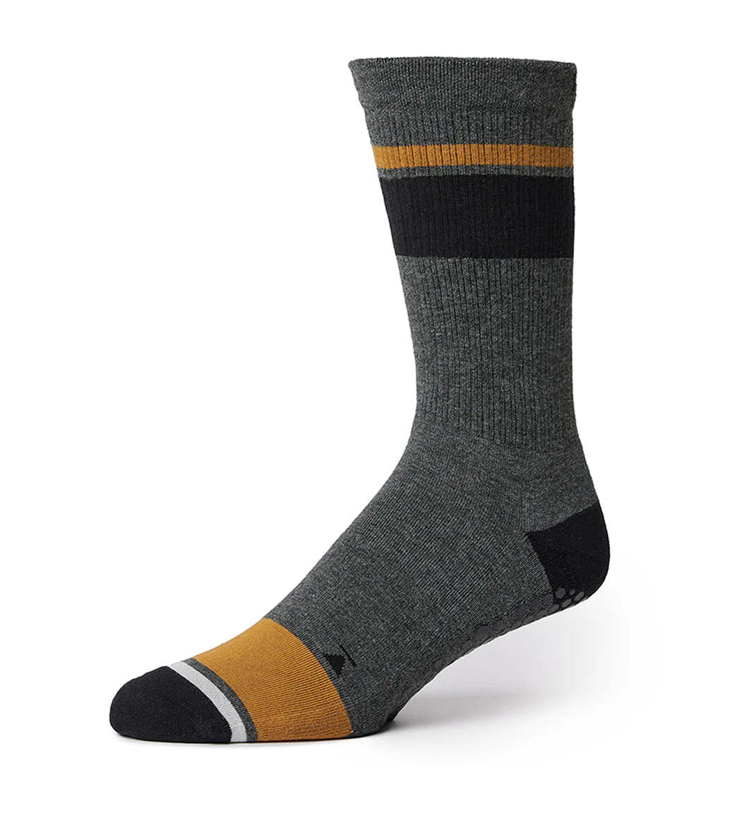 BASE 33 Unisex Crew Yoga Grip Socks - Image 18