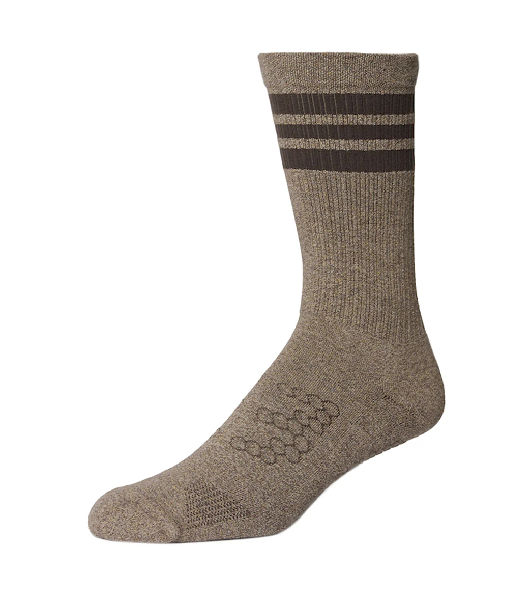 BASE 33 Unisex Crew Yoga Grip Socks - Image 25
