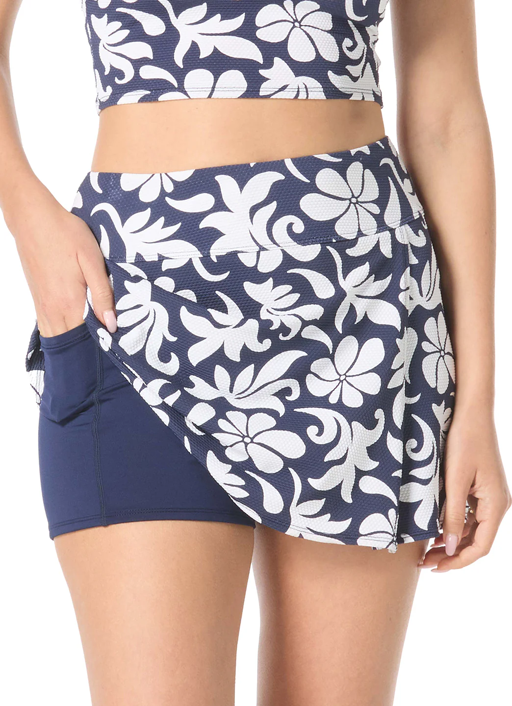 Beach House Women's Block Trop Pique Becca Swim Skort - Image 6