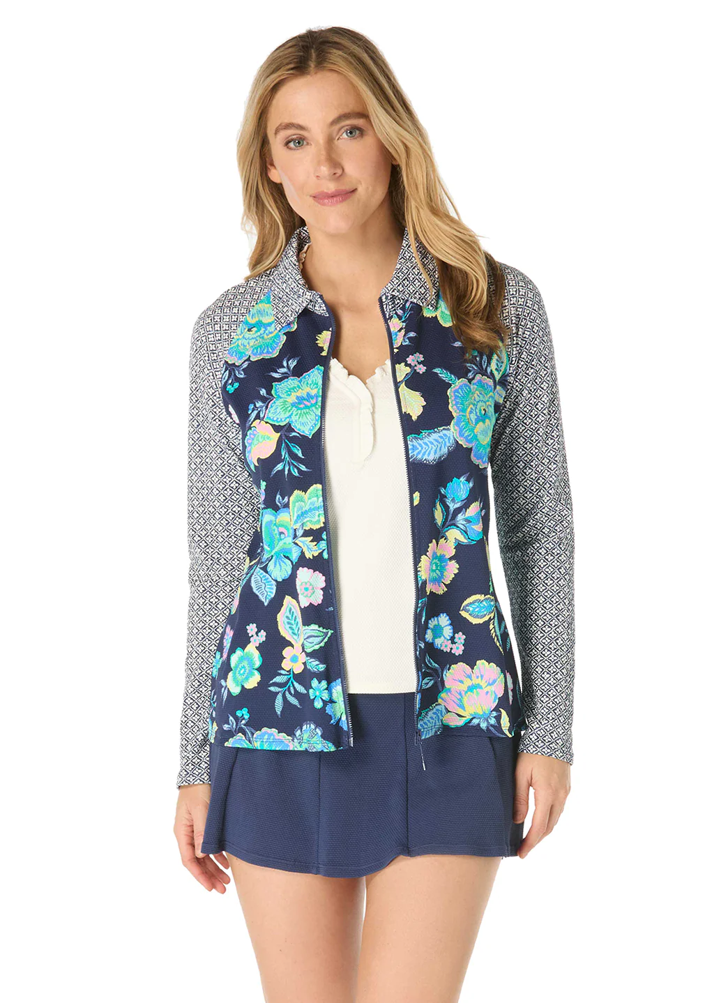 Beach House Women's Diamond Meadows Pique Karen Rash Guard - Image 5