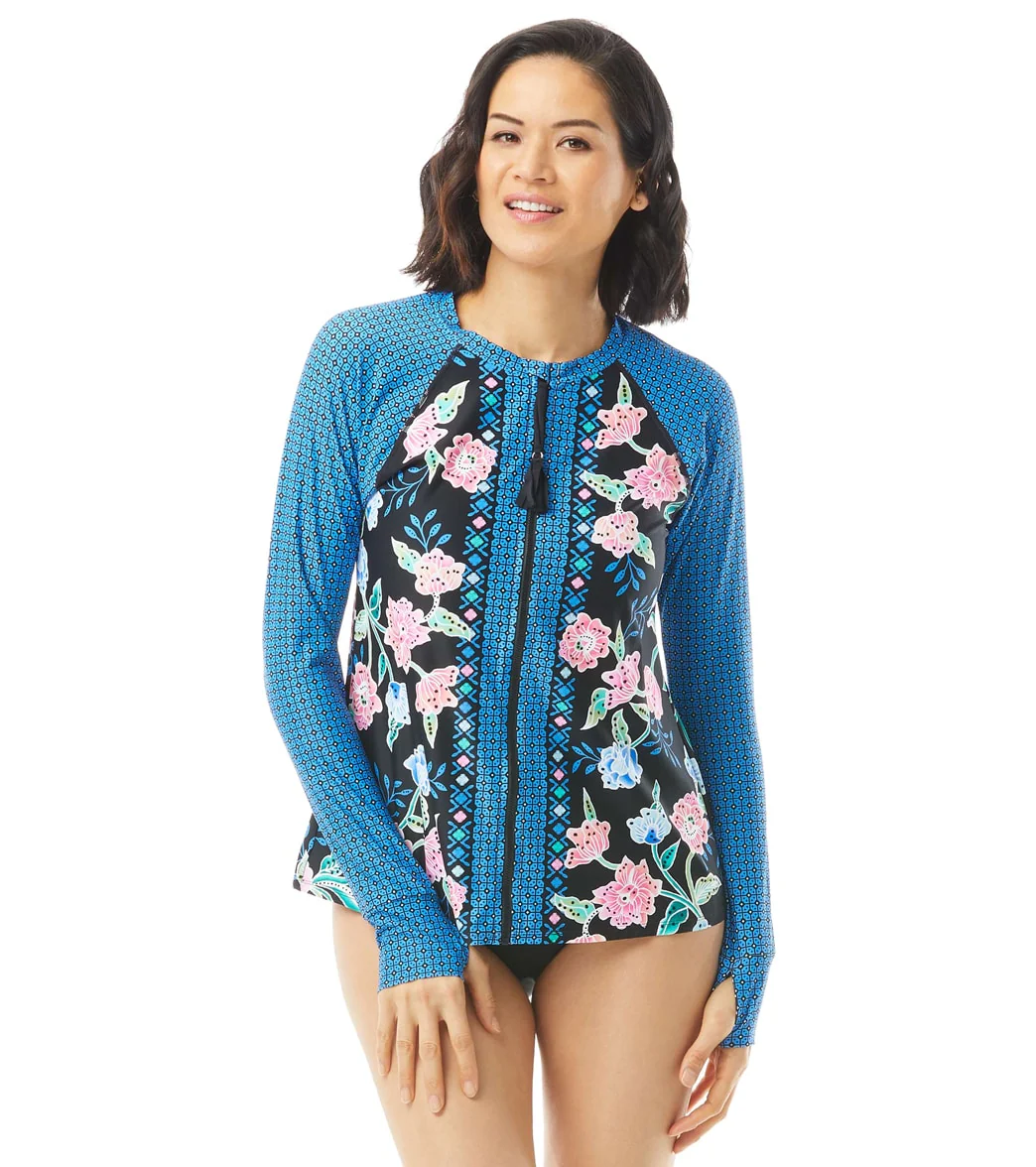 Beach House Women's Floral Fantasy Mary Long Sleeve Sun Guard Top - Image 4