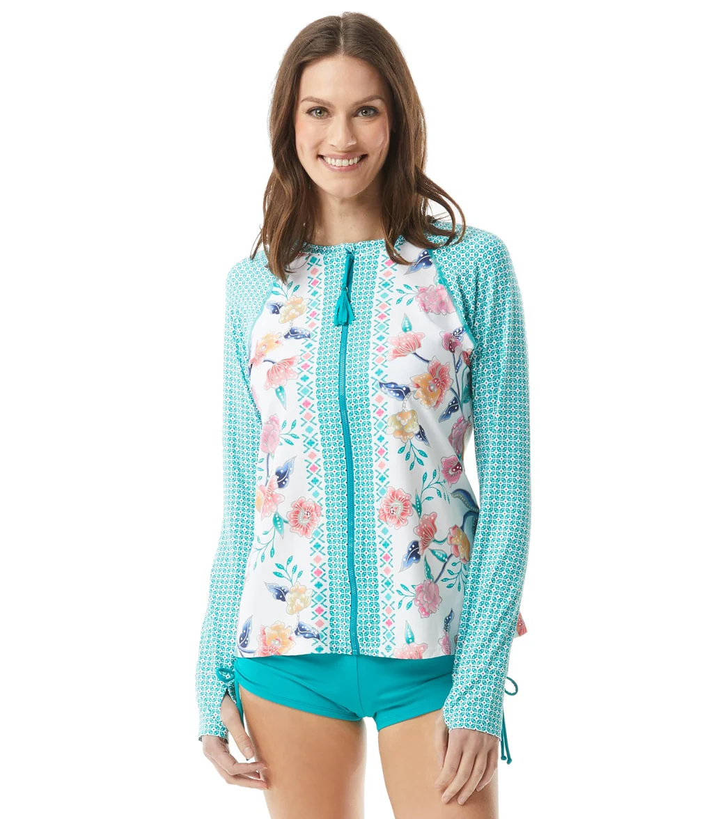 Beach House Women's Floral Fantasy Mary Long Sleeve Sun Guard Top - Image 5