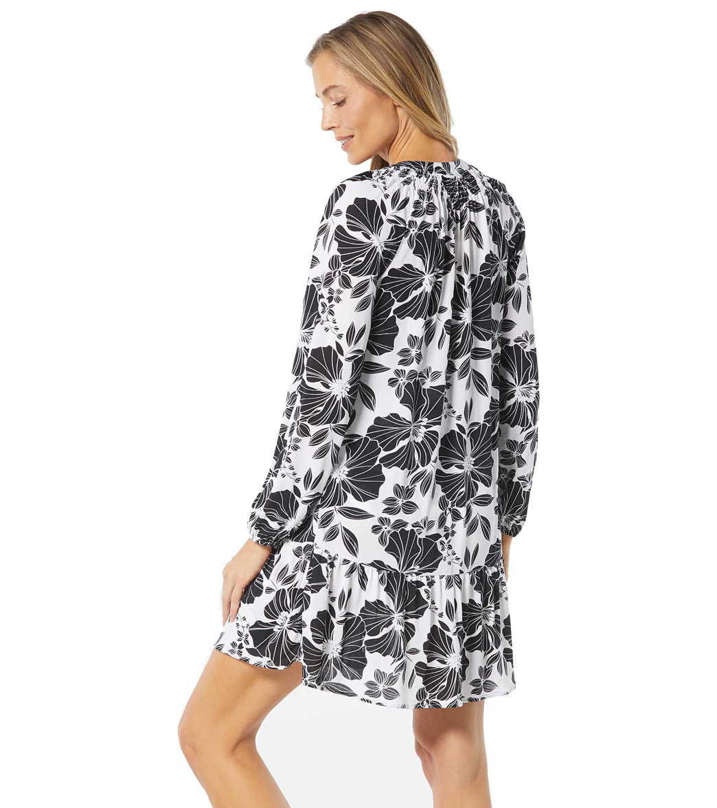 Beach House Women's Garden Twilight Blythe Ruffled Hem Cover Up Dress - Image 2