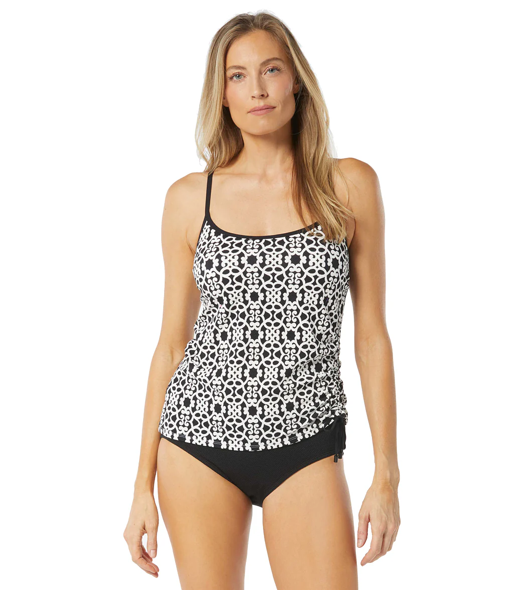 Beach House Women's Island Grid  Pique Bridget Tankini Top - Image 6