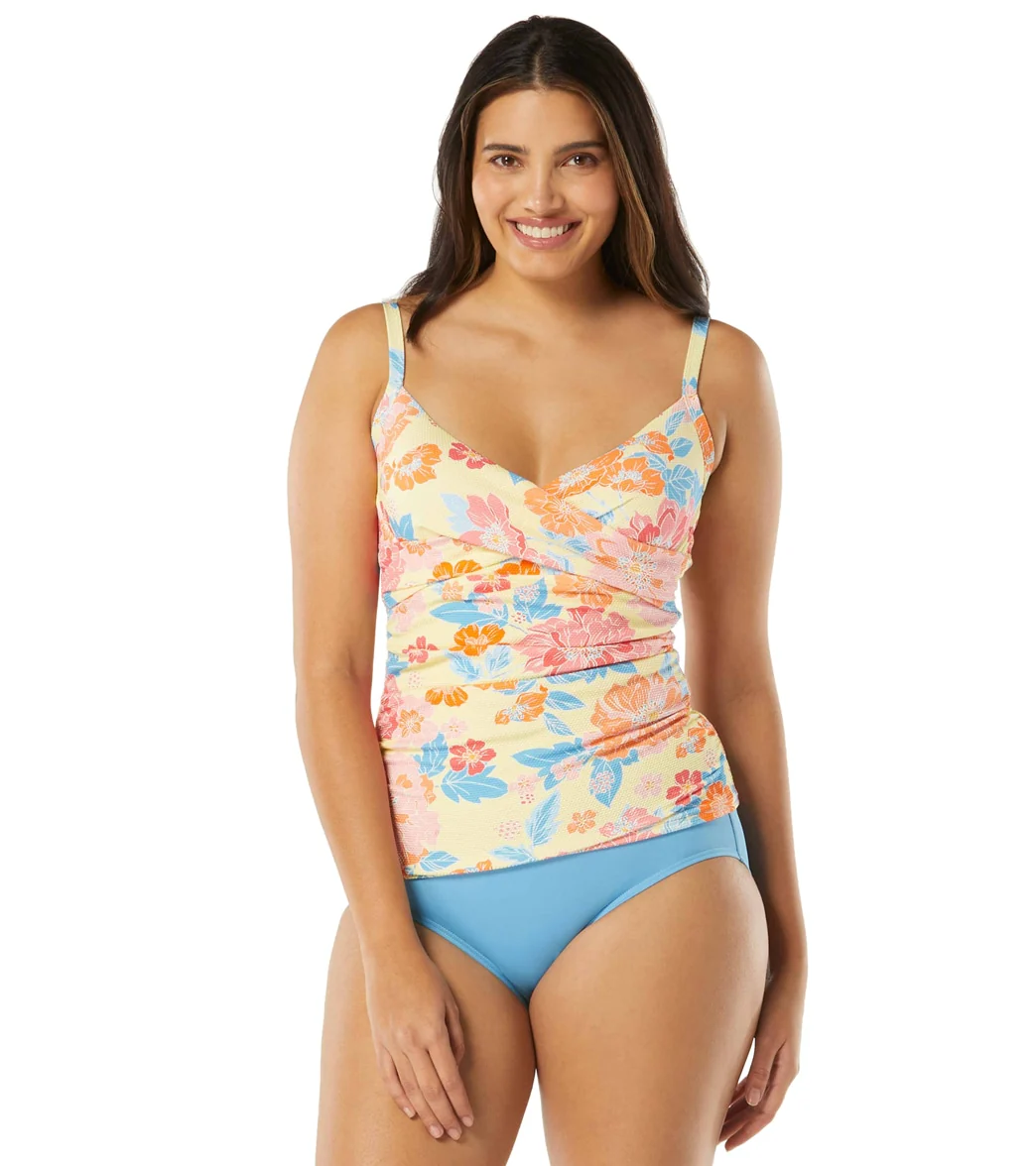 Beach House Women's Newport Floral Christa Wrap Tankini Top - Image 6