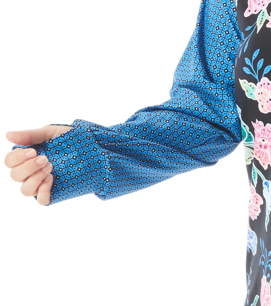Beach House Women's Plus Size Floral Fantasy Scarlett Sun Guard Long Sleeve Top - Image 11