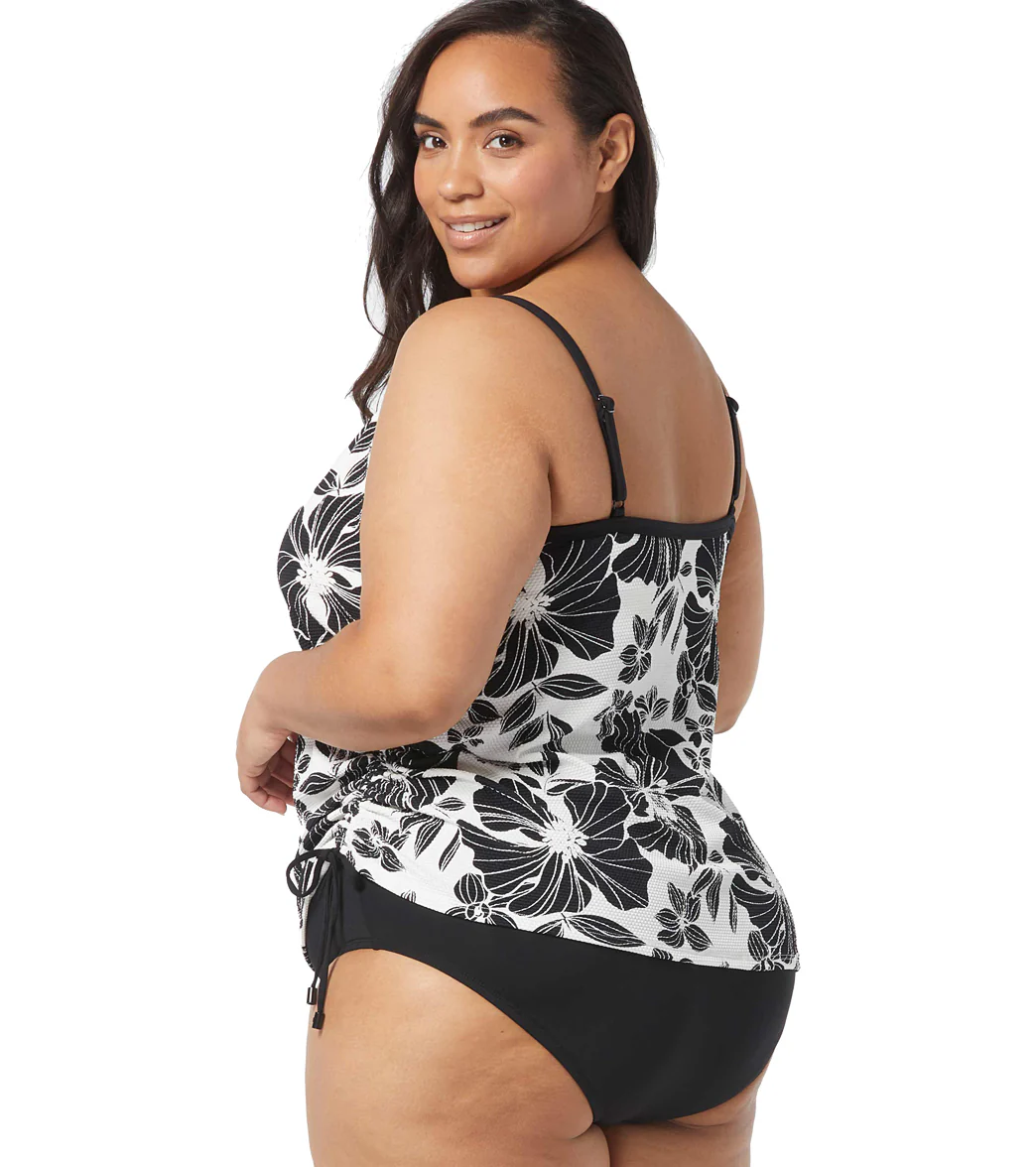 Beach House Women's Plus Size Garden Twilight Bridget Tankini Top - Image 2