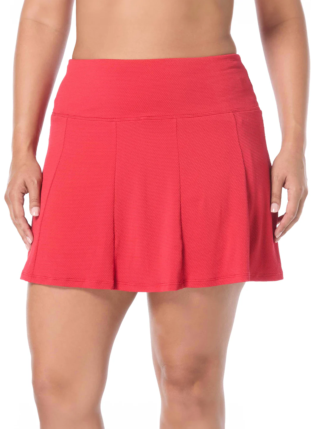 Beach House Women's Plus Size Solid Pique Olivia Princess Seam Swim Skort - Image 8