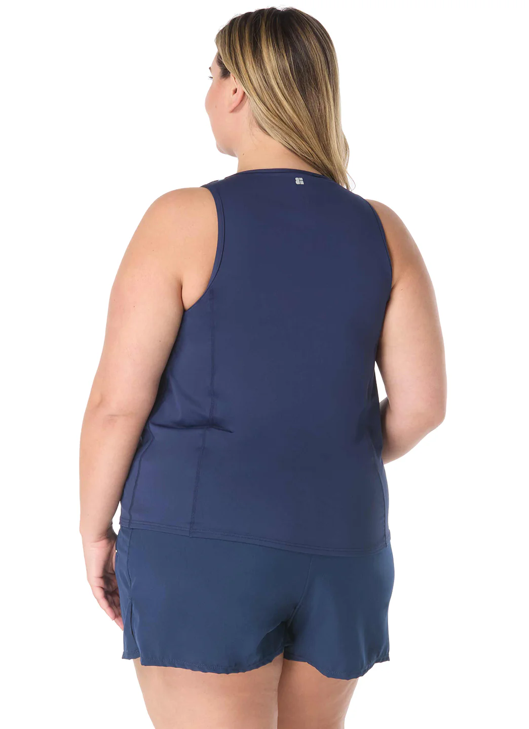 Beach House Women's Plus Size Tropic Paradise Racer Zip Front Tankini Top - Image 6