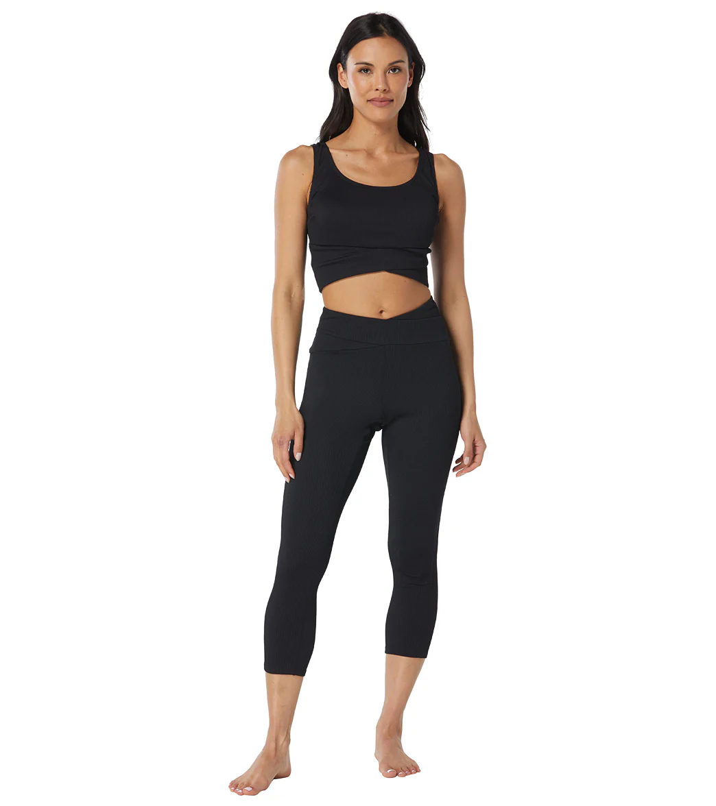 Beach House Women's Ribbed Solid Samba Swim Tights - Image 3