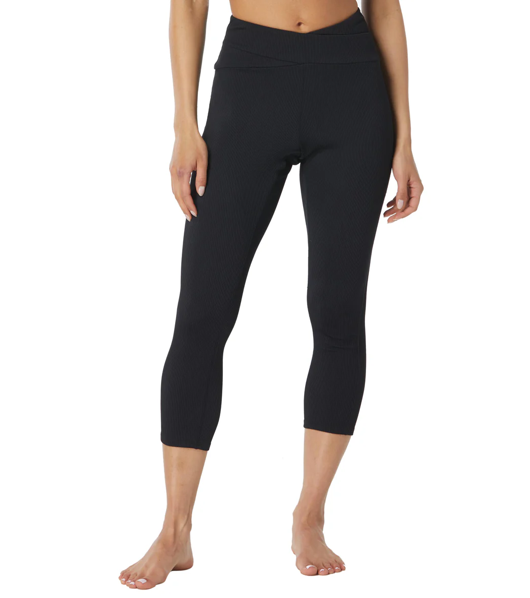 Beach House Women's Ribbed Solid Samba Swim Tights - Image 6