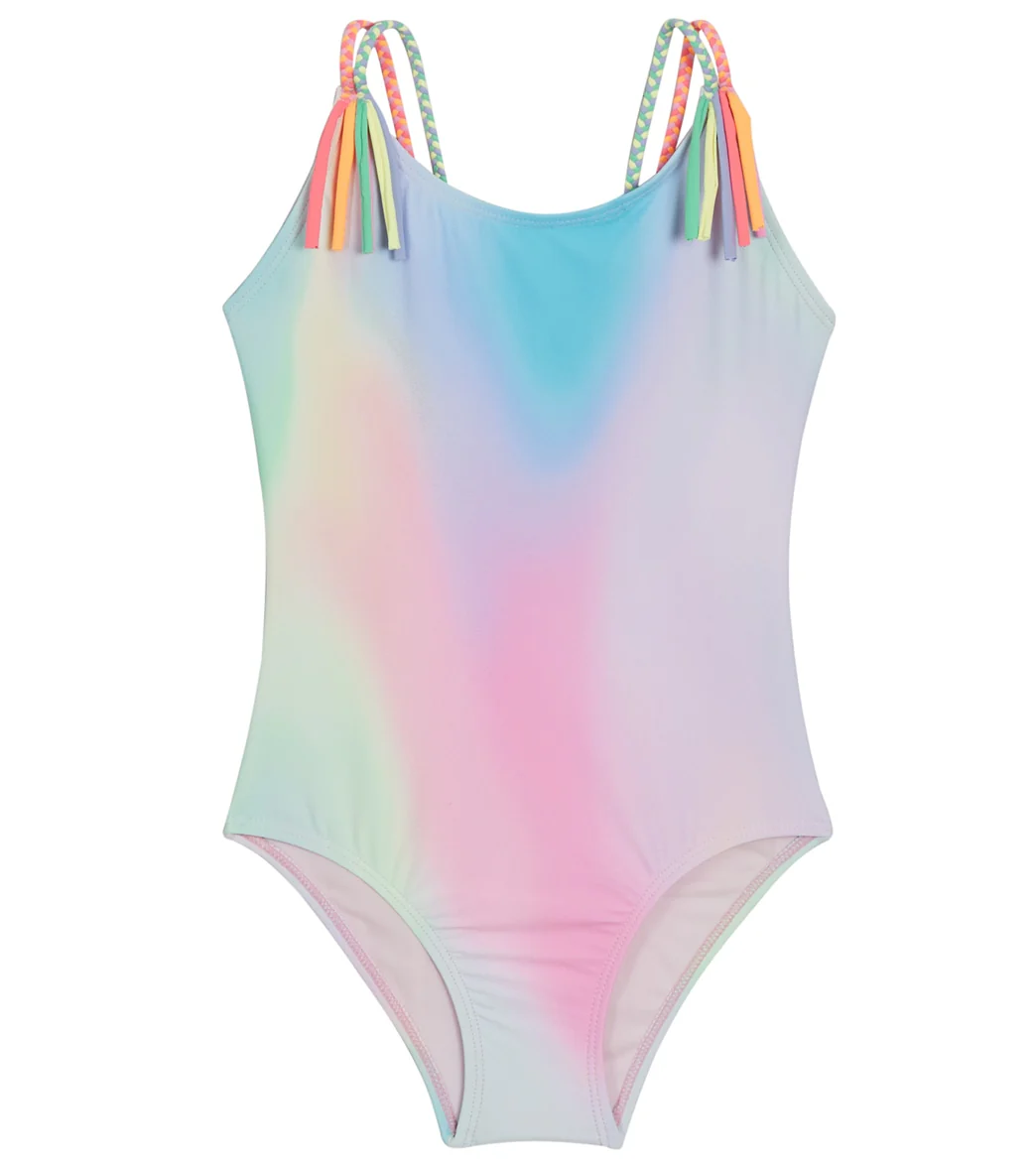 Beach Lingo Girls' Unicorn Galaxy Ombre One Piece Swimsuit (Big Kid) - Image 5