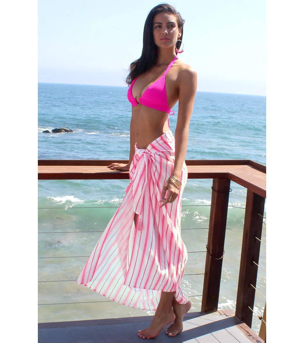 Becca Swim Women's Boost Woven Sarong - Image 8