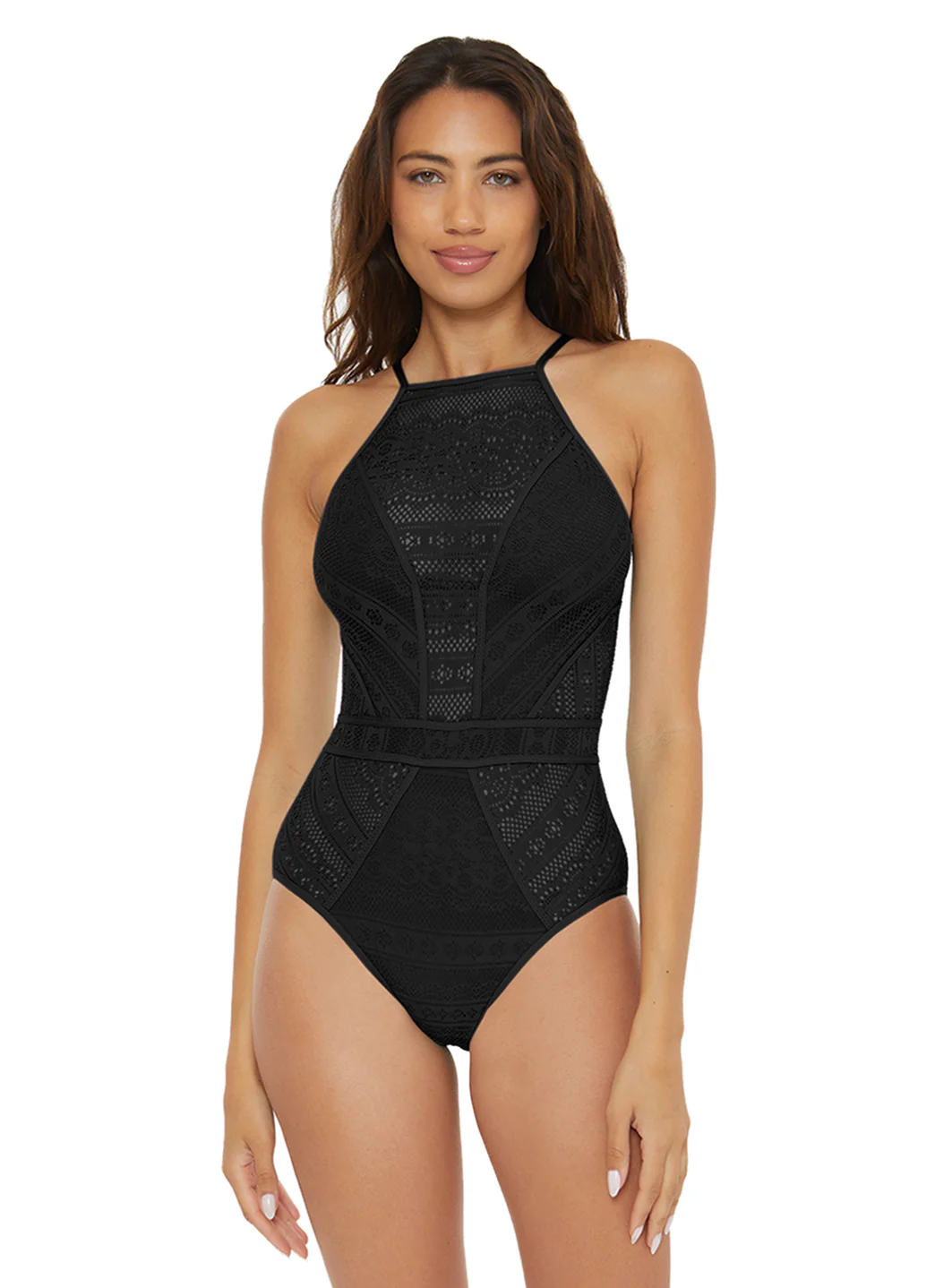 Becca Swim Women's Color Play High Neck One Piece Swimsuit - Image 2