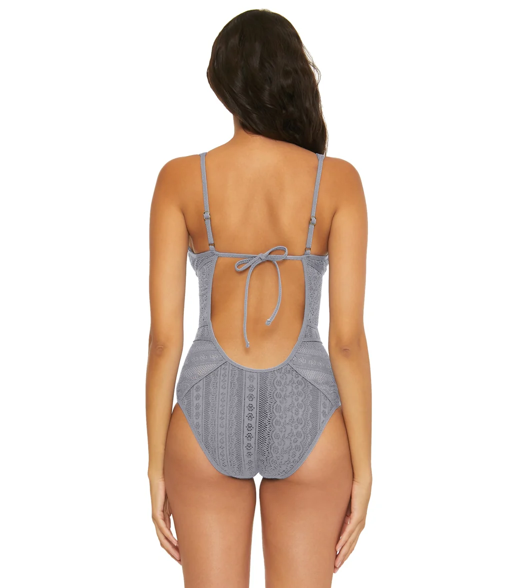 Becca Swim Women's Color Play Plunge One Piece Swimsuit - Image 22