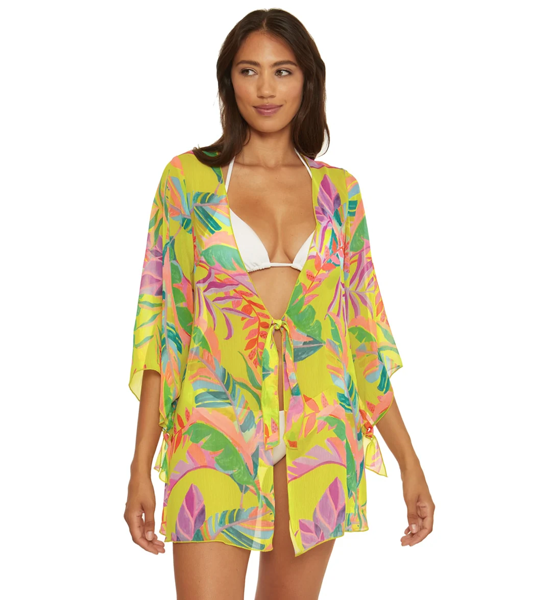 Becca Swim Women's Costa Bella Sheer Chiffon Cover Up Tunic - Image 5