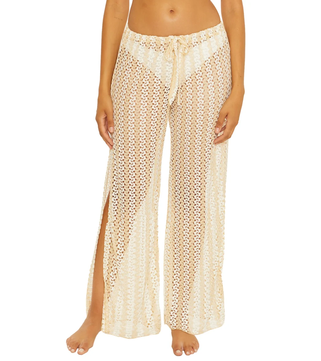 Becca Swim Women's Golden Split Leg Pant Cover Up - Image 5
