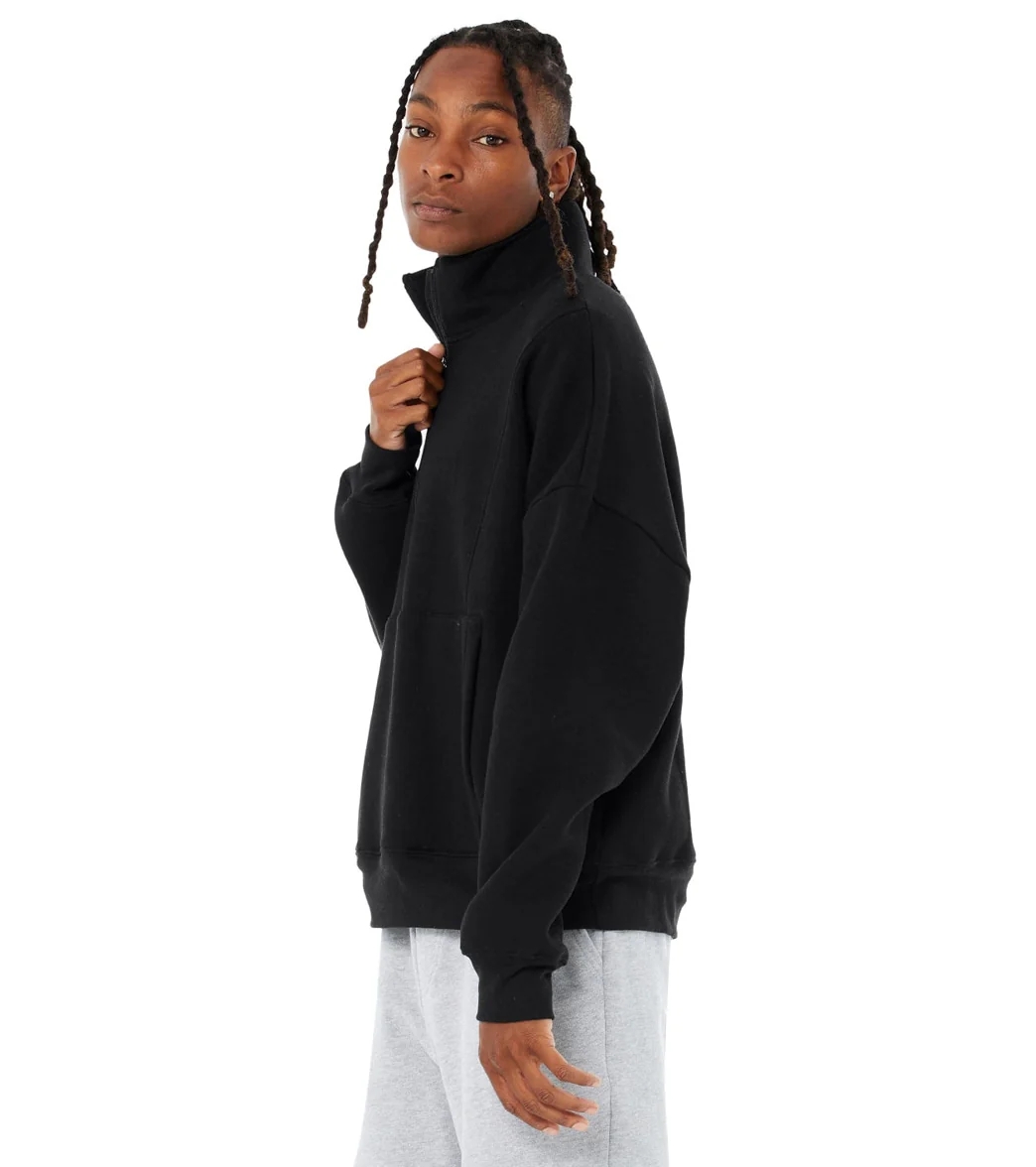 Bella + Canvas 1/2 Zip Sweatshirt - Image 2