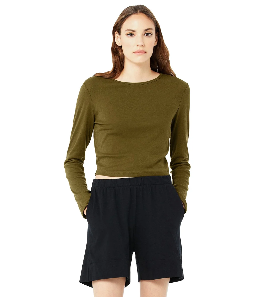 Bella + Canvas Long Sleeve Micro Rib Tee - Image 7
