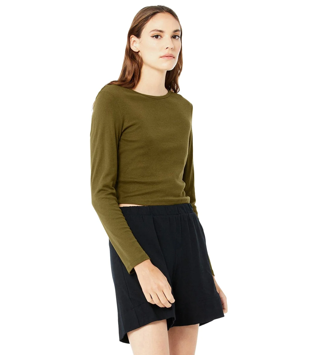 Bella + Canvas Long Sleeve Micro Rib Tee - Image 8