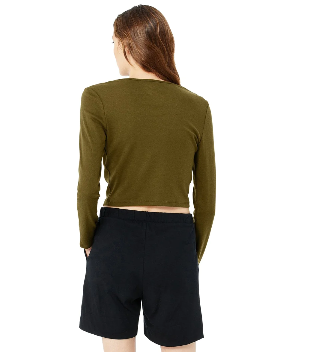 Bella + Canvas Long Sleeve Micro Rib Tee - Image 9