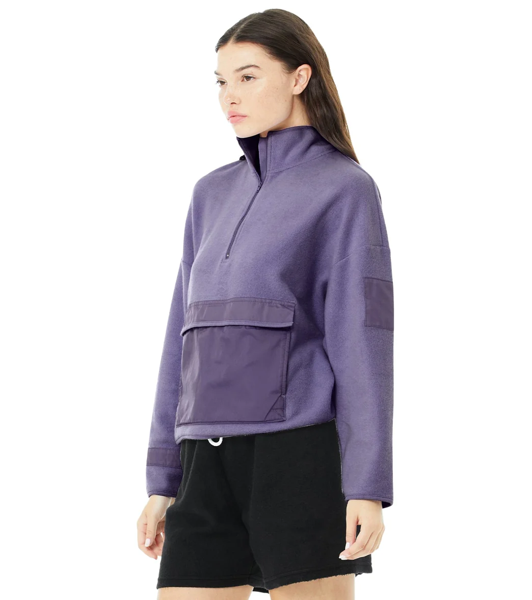 Bella + Canvas Sueded 1/2 Zip Pullover - Image 2