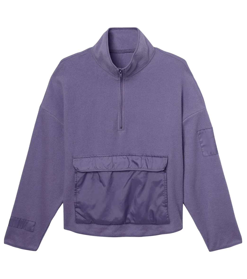 Bella + Canvas Sueded 1/2 Zip Pullover - Image 4