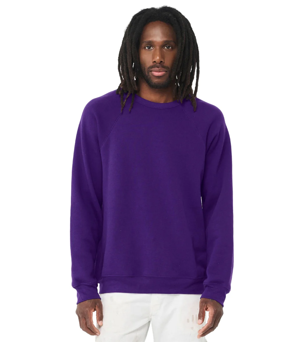 Bella + Canvas Unisex Sponge Fleece Crew Neck Sweatshirt - Image 53