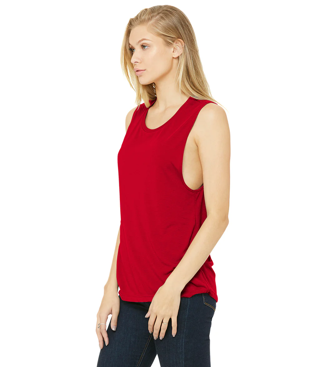 Bella + Canvas Women’s Flowy Scoop Muscle Tank - Image 103