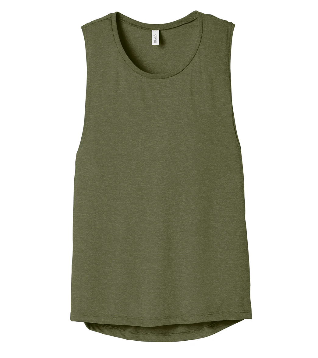 Bella + Canvas Women’s Flowy Scoop Muscle Tank - Image 18