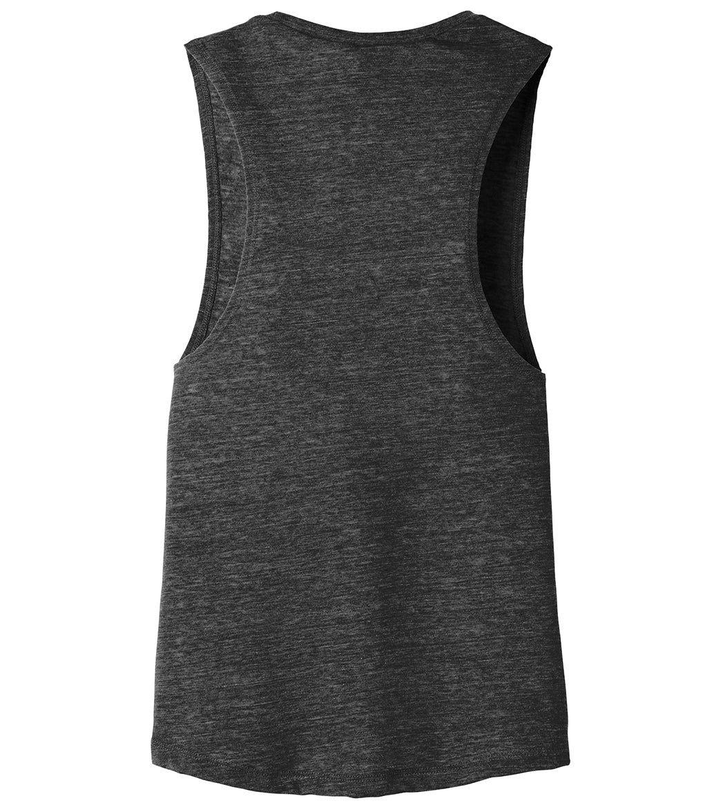 Bella + Canvas Women’s Flowy Scoop Muscle Tank - Image 2