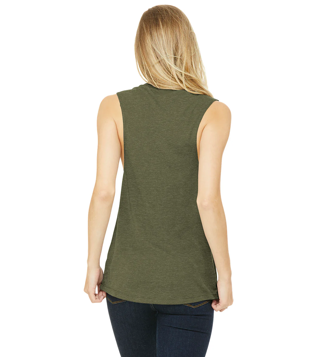 Bella + Canvas Women’s Flowy Scoop Muscle Tank - Image 22