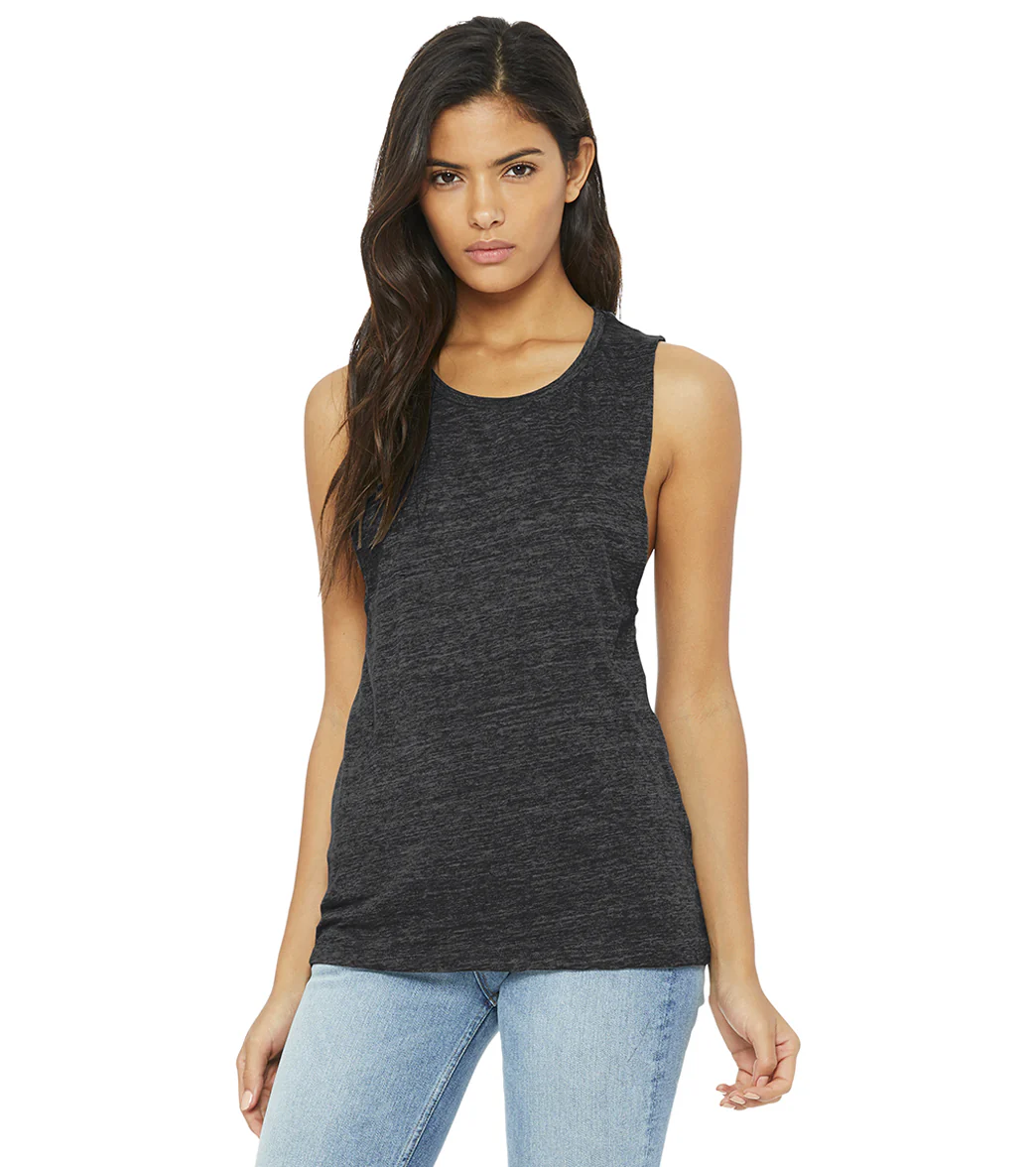 Bella + Canvas Women’s Flowy Scoop Muscle Tank - Image 3