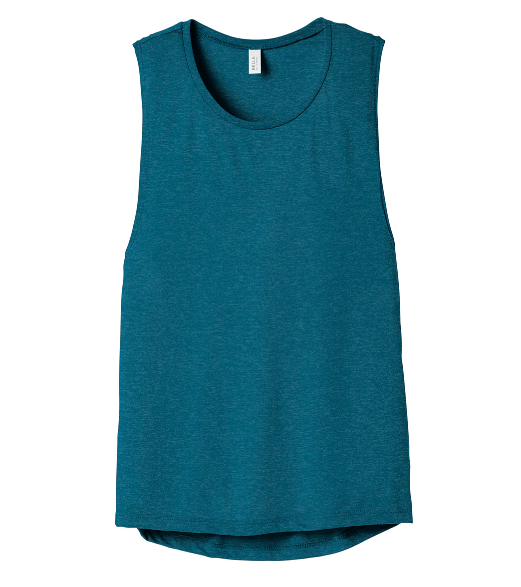 Bella + Canvas Women’s Flowy Scoop Muscle Tank - Image 33