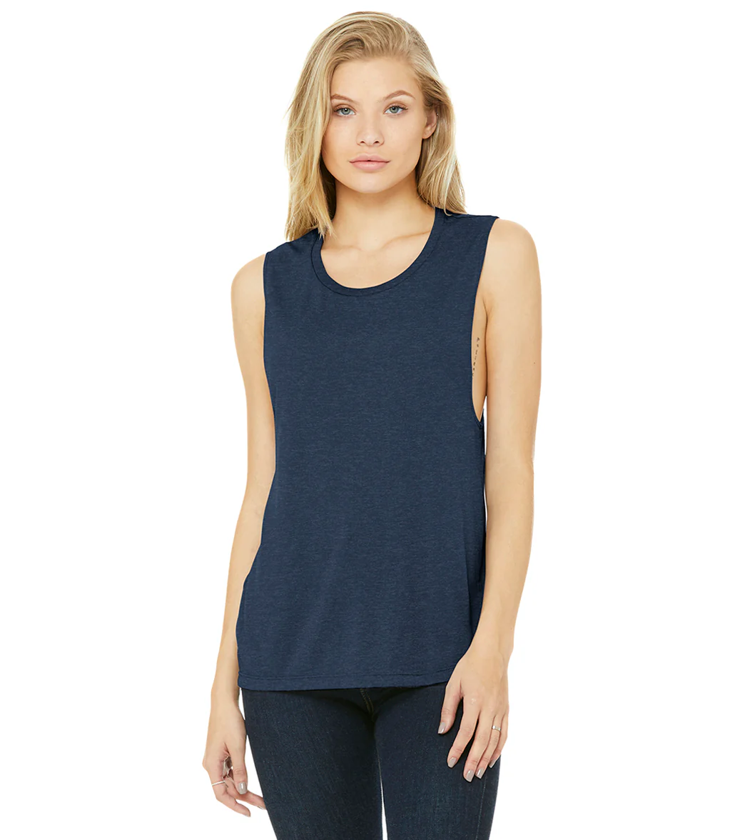 Bella + Canvas Women’s Flowy Scoop Muscle Tank - Image 52