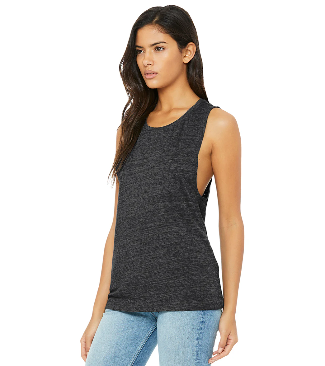 Bella + Canvas Women’s Flowy Scoop Muscle Tank - Image 6